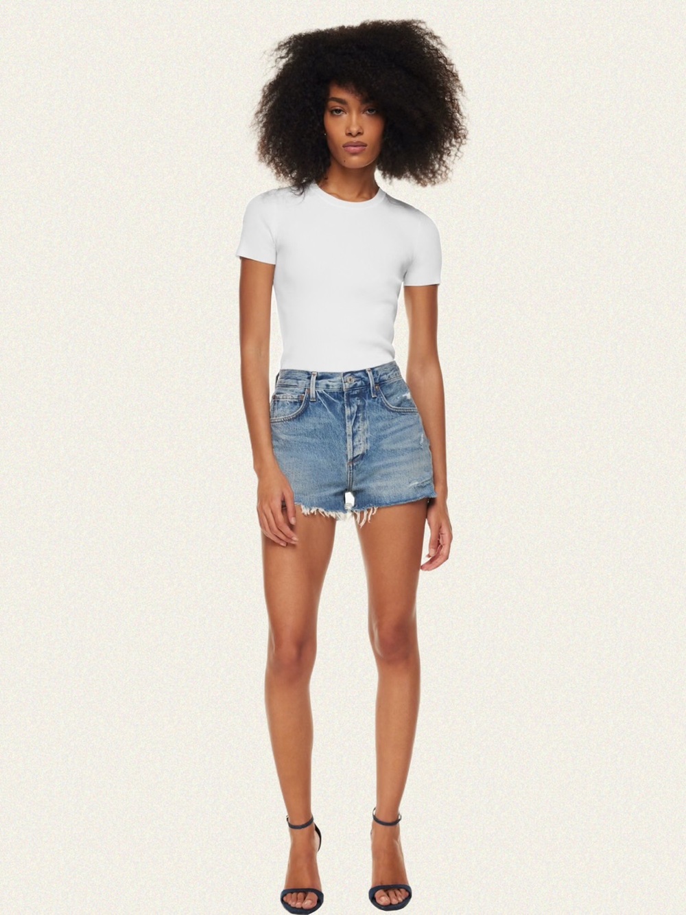 Agolde Jaden Denim Shorts